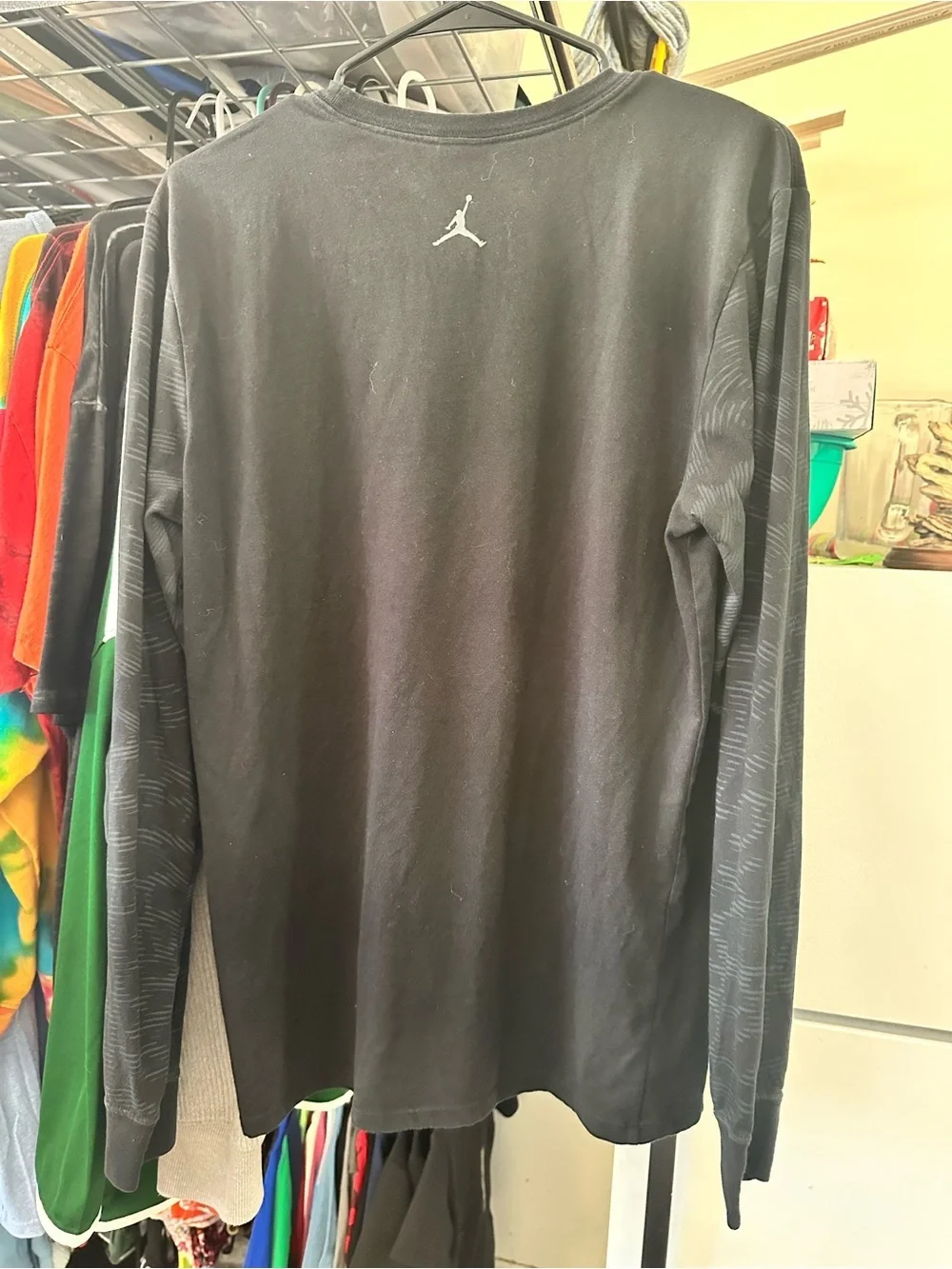 Jordan Dri-FIT Long Sleeve Shirt Black